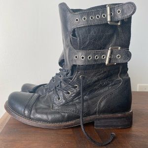 All Saints Spitalfields Jacks Place Black Leather Boots